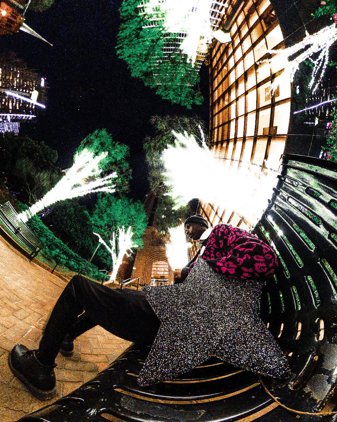 Hot Pink Leopard Print Cardigan