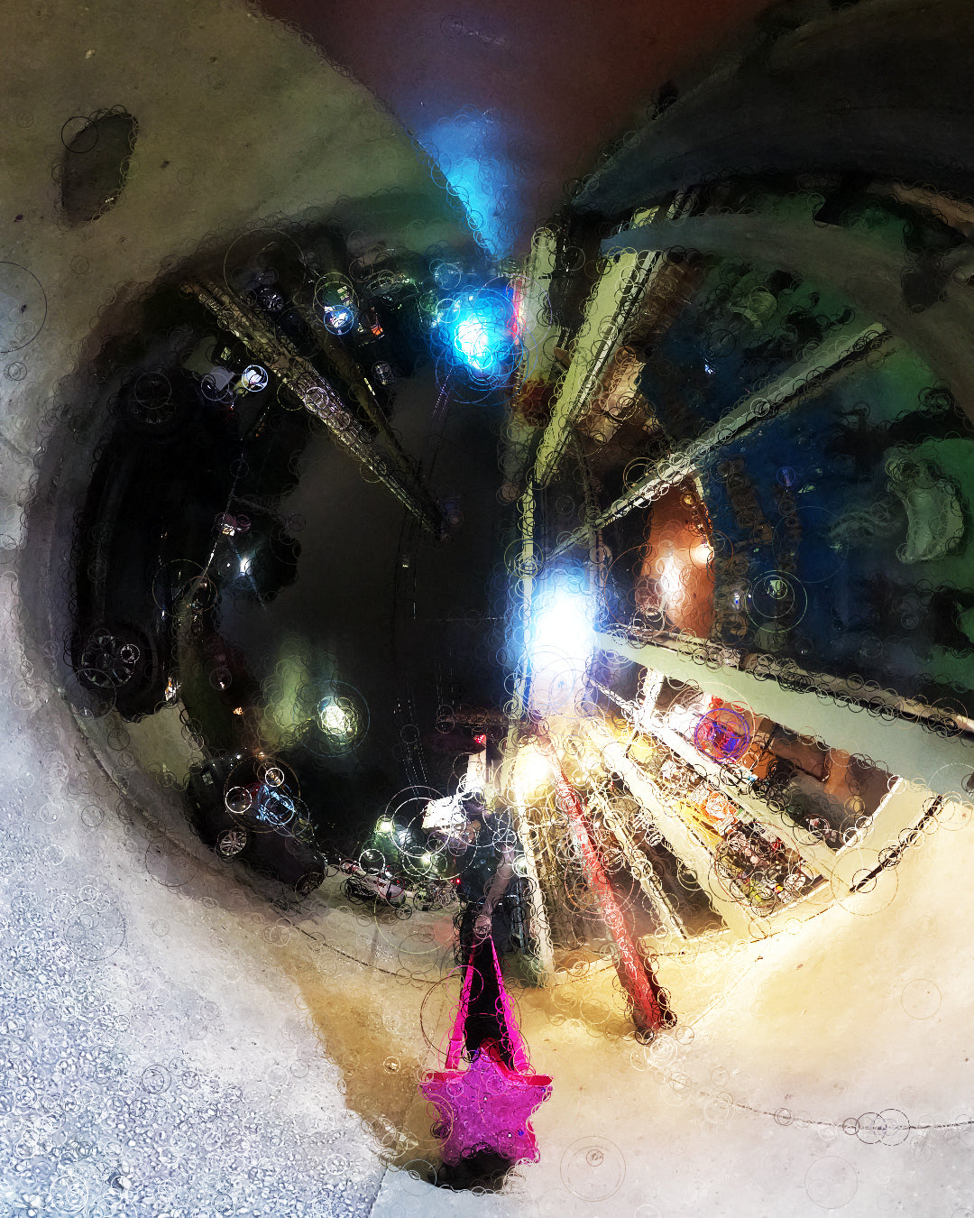 Pink Crystal Star Bag